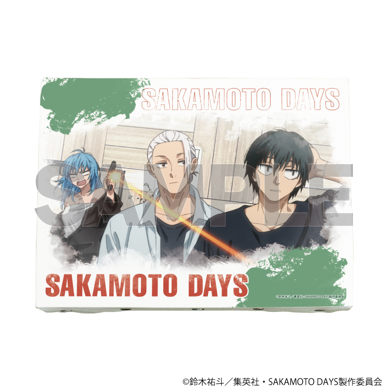 SAKAMOTO DAYS_キャンバスボード10/坂本太郎&南雲&赤尾リオン(場面写イラスト)