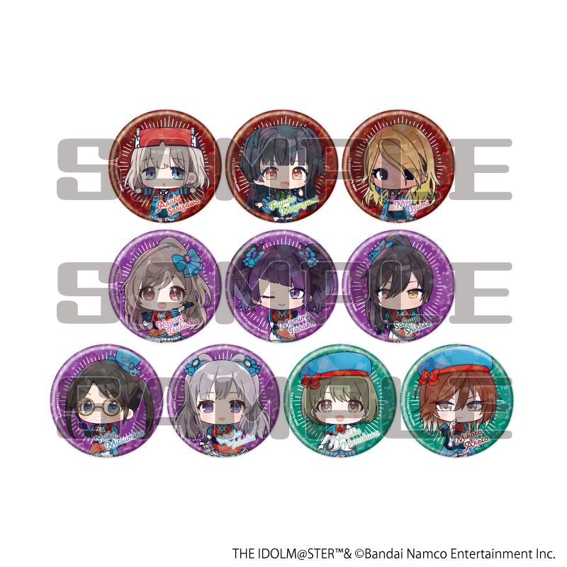 アイドルマスターシャイニーカラーズ_(57mm)_ホログラム缶バッジ03/オリジナル衣装ver.【コンプリートセット／10個入り】