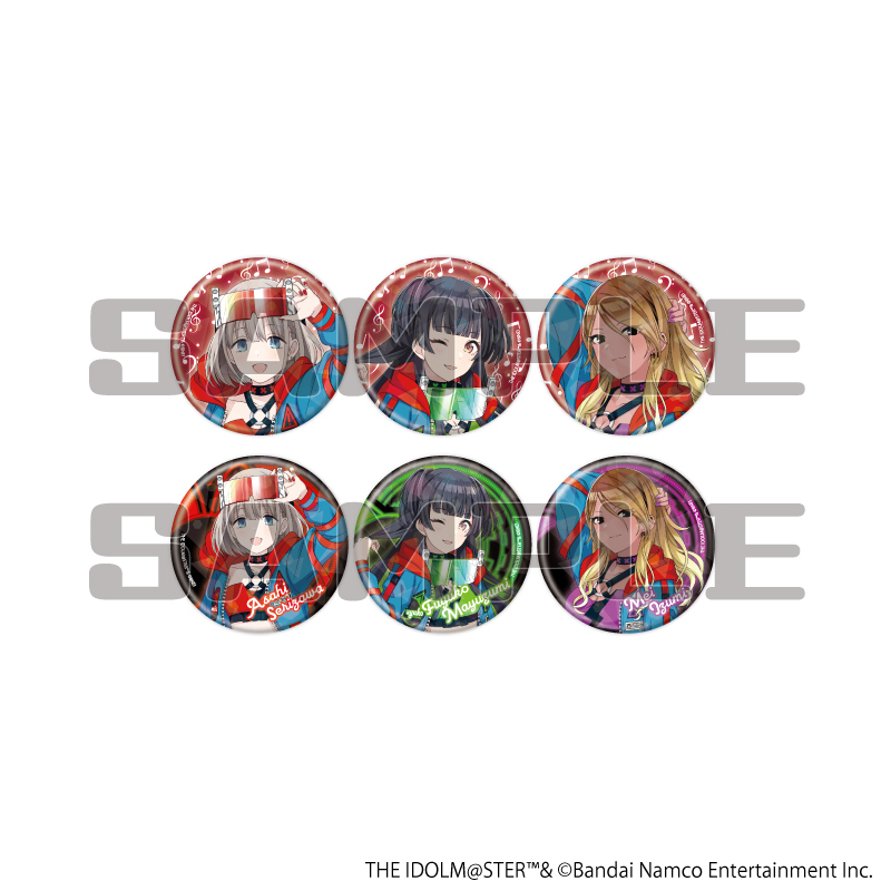 アイドルマスターシャイニーカラーズ_(57mm)_ホログラム缶バッジ02/オリジナル衣装ver. コンプリートセット(全6種)(描き下ろしイラスト)【コンプリートセット／6個入り】