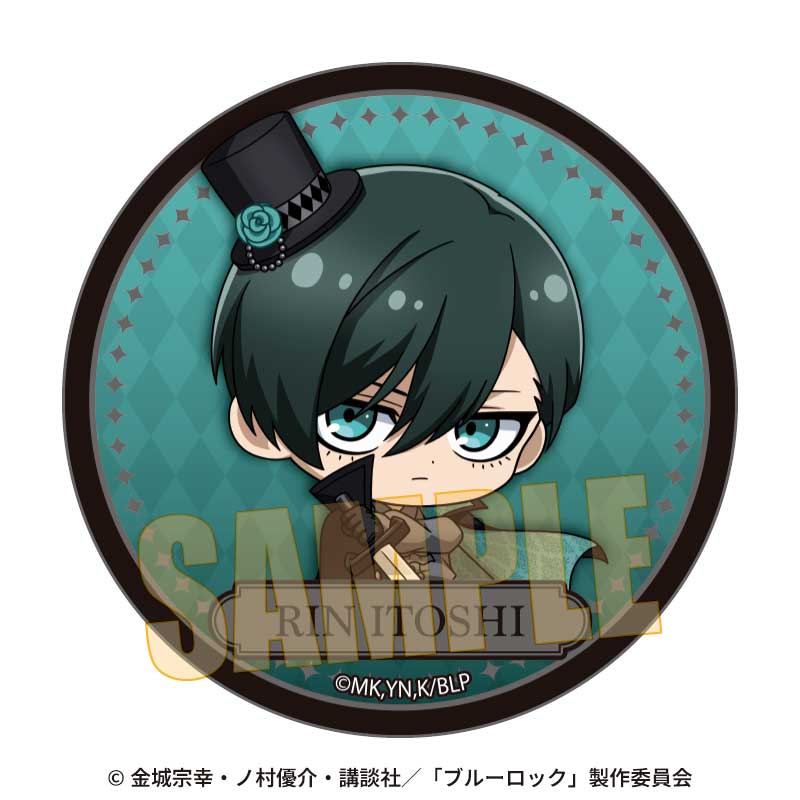 ブルーロック_缶バッジ 糸師 凛 マジシャンver.