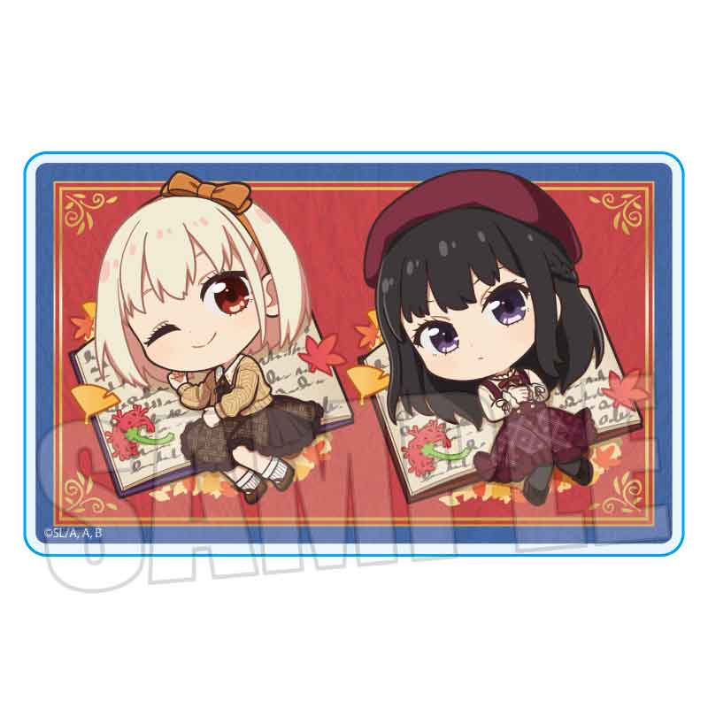 リコリス・リコイル_アクリルカード 千束&たきな(読書)