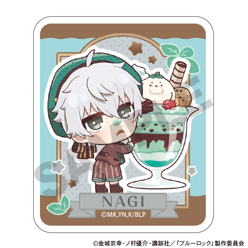 ブルーロック_アクリルマグネット　凪誠士郎　きゃらペコチョコミント