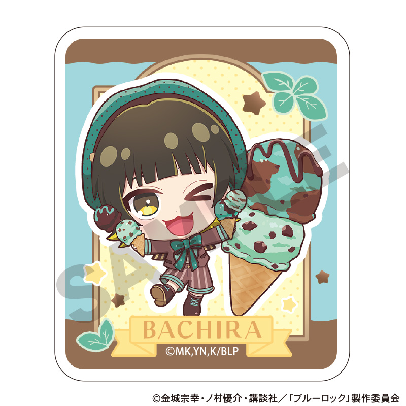 ブルーロック_アクリルマグネット　蜂楽廻　きゃらペコチョコミント