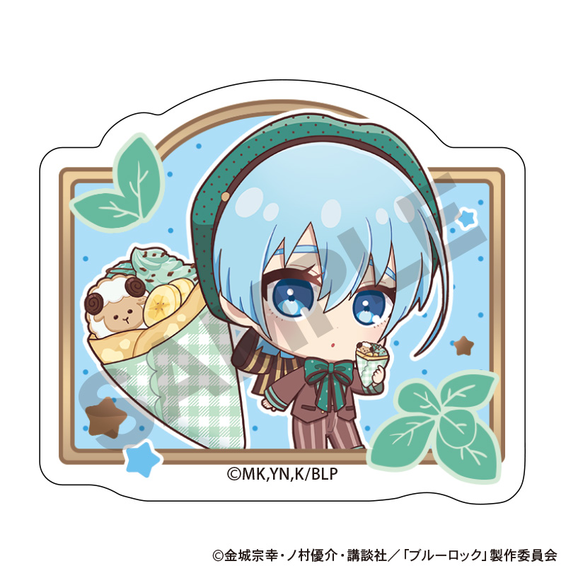 ブルーロック_アクリルヘアクリップ　氷織羊　きゃらペコチョコミント