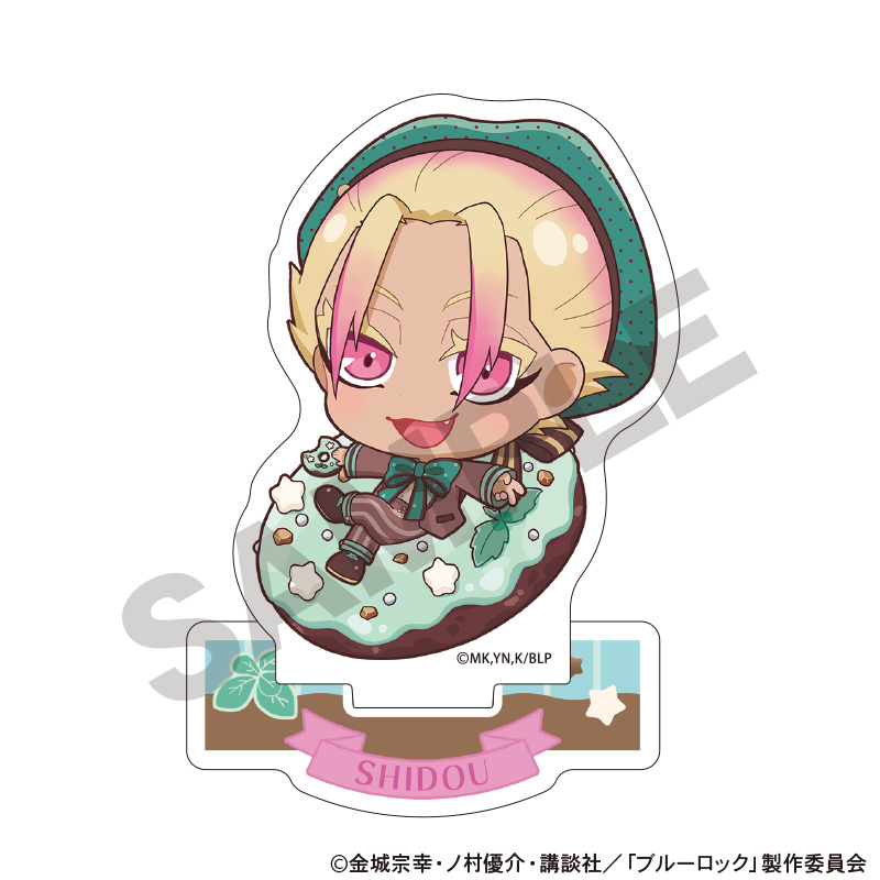 ブルーロック_アクリルスタンド　士道龍聖　きゃらペコチョコミント