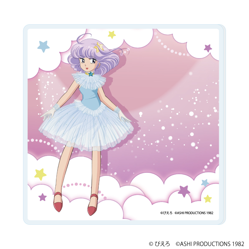 魔法の天使クリィミーマミ×魔法のプリンセス ミンキーモモ_アクリルコースター01/クリィミーマミ(公式イラスト)