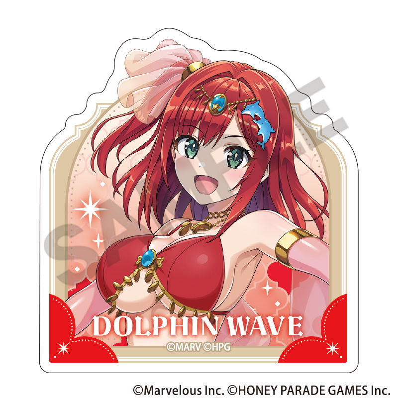 ドルフィンウェーブ_スタンドメモクリップ　咲宮入華　踊り子