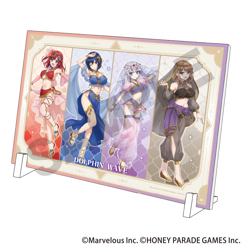 ドルフィンウェーブ_A4アクリルパネル　集合　踊り子