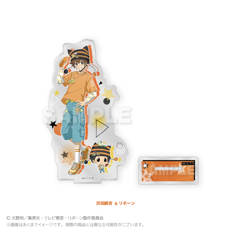 家庭教師ヒットマンREBORN!_アクリルスタンド Decorative style ver.　沢田綱吉&リボーン