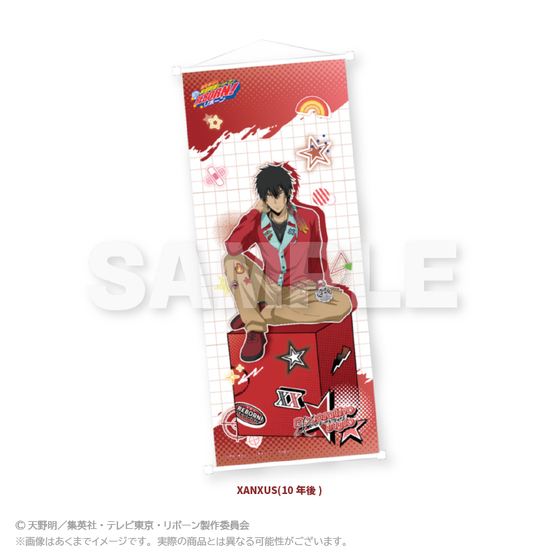 家庭教師ヒットマンREBORN!_B２半裁タペストリー Decorative style ver.　XANXUS（10年後）