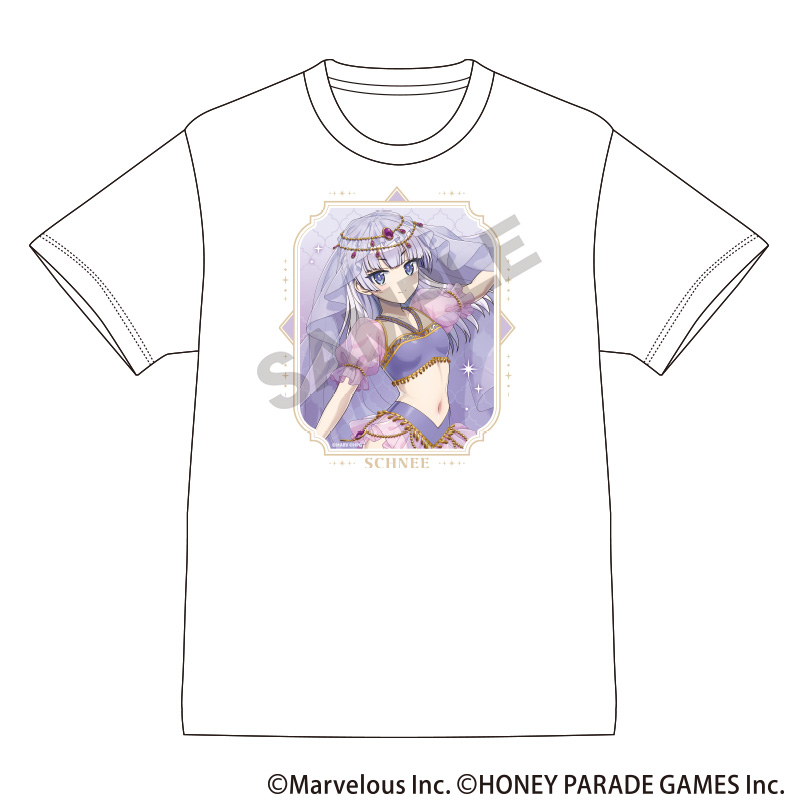 ドルフィンウェーブ_Tシャツ　シュネー・ヴァイスベルグ　踊り子