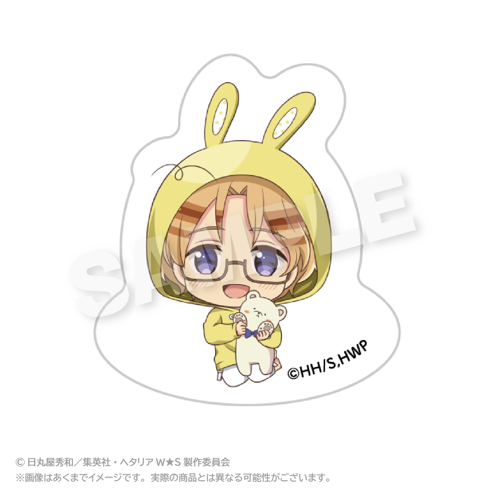 ヘタリア World★Stars_ゆらゆらアクリルマスコット アニマルパーカーver. カナダ