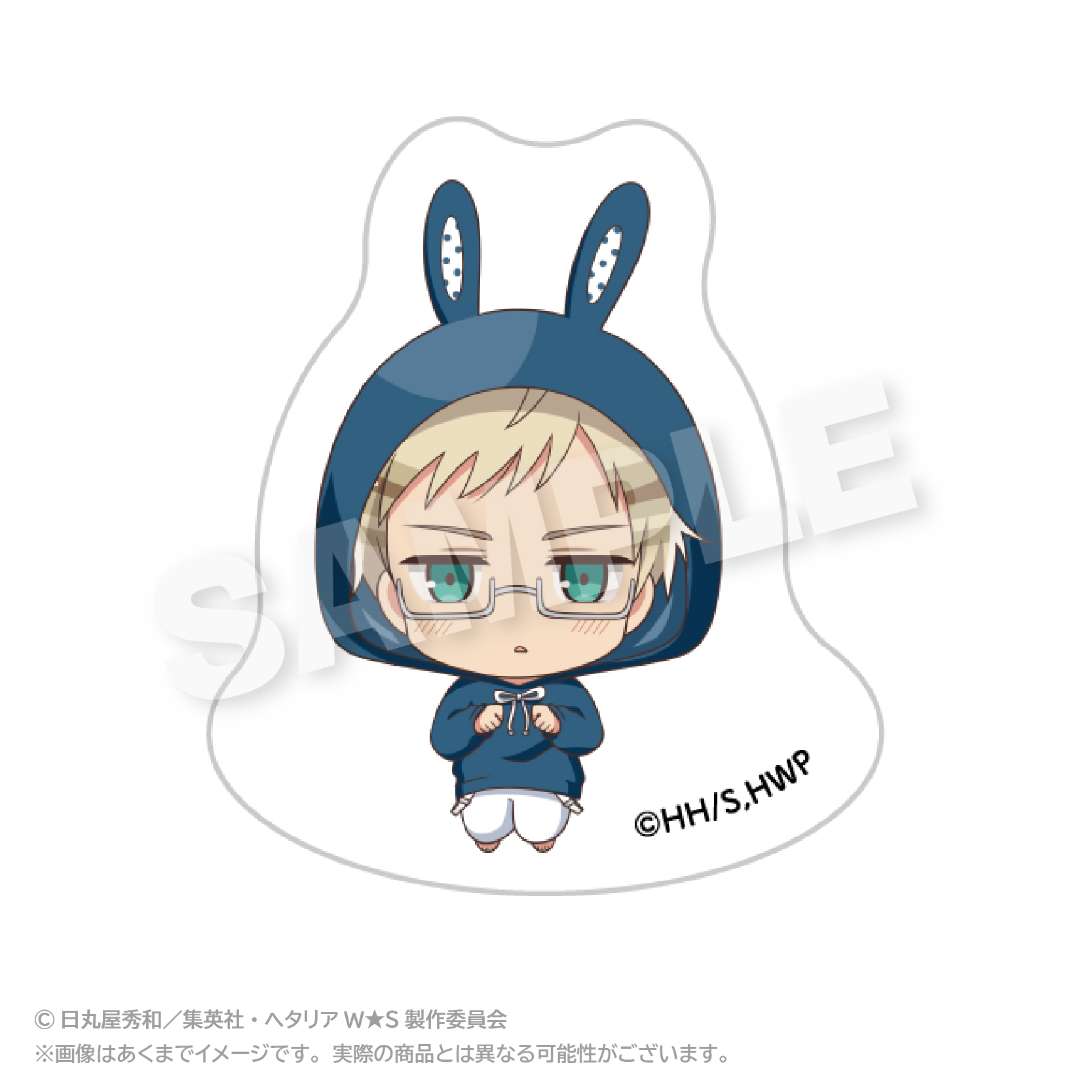 ヘタリア World★Stars_ゆらゆらアクリルマスコット アニマルパーカーver. スウェーデン