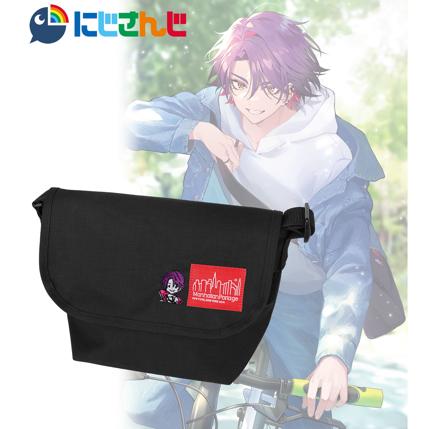 にじさんじ_マンハッタンポーテージコラボ メッセンジャーバッグ | j