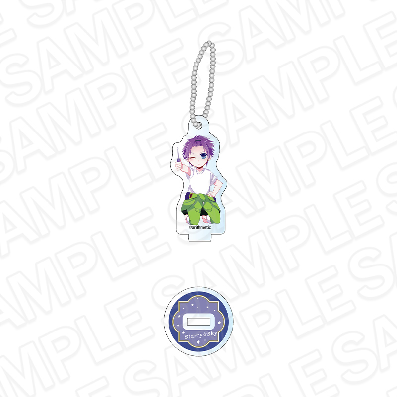 Starry☆Sky_スタンド付きアクリルキーホルダー 天羽翼 CAFE ver.