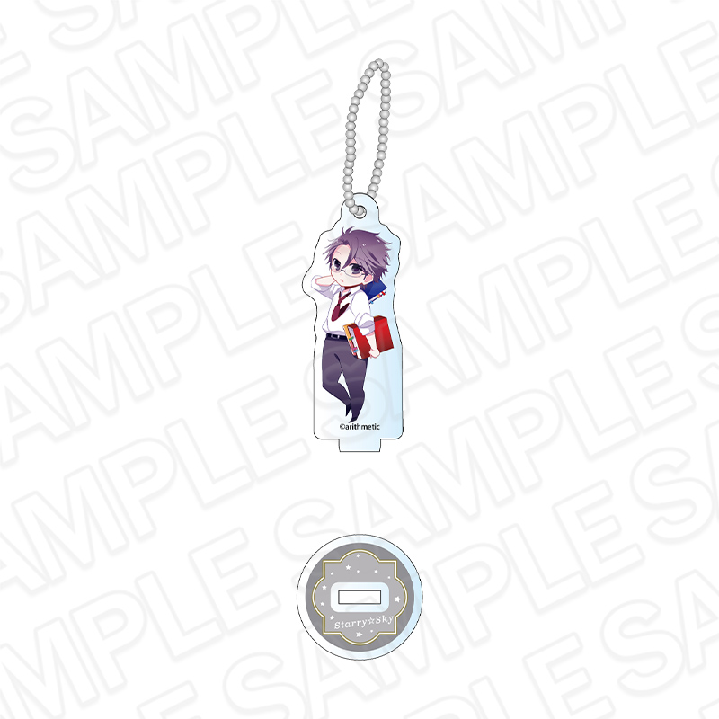 Starry☆Sky_スタンド付きアクリルキーホルダー 不知火一樹 CAFE ver.