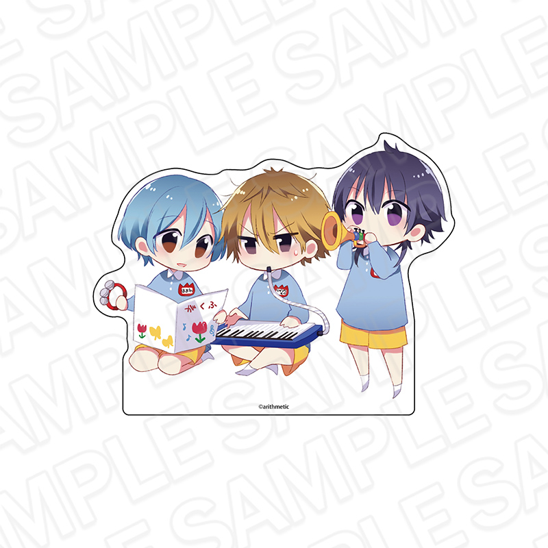 Starry☆Sky_ダイカットアクリルブロック 夏 CAFE ver.