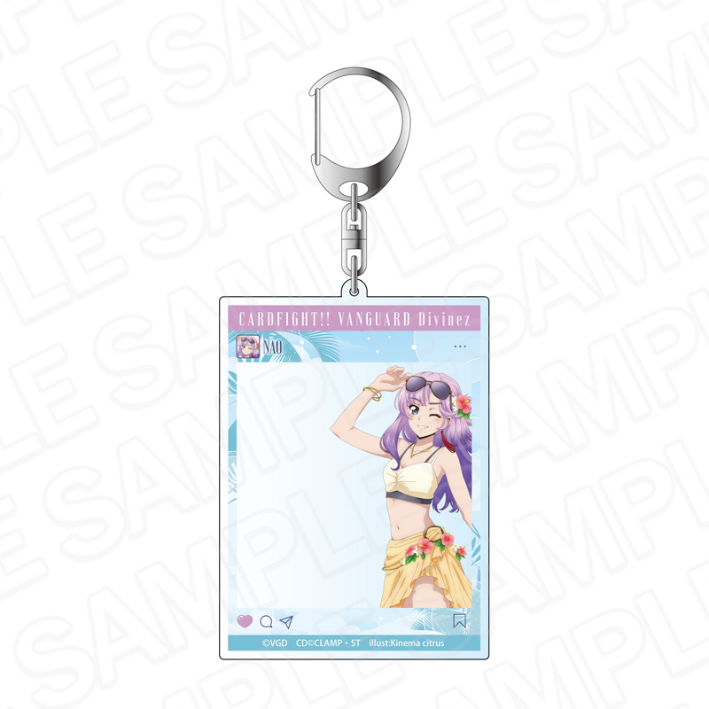 カードファイト!! ヴァンガード Divinez デラックス決勝編_SNS風アクリルキーホルダー 員弁ナオ バカンス ver.
