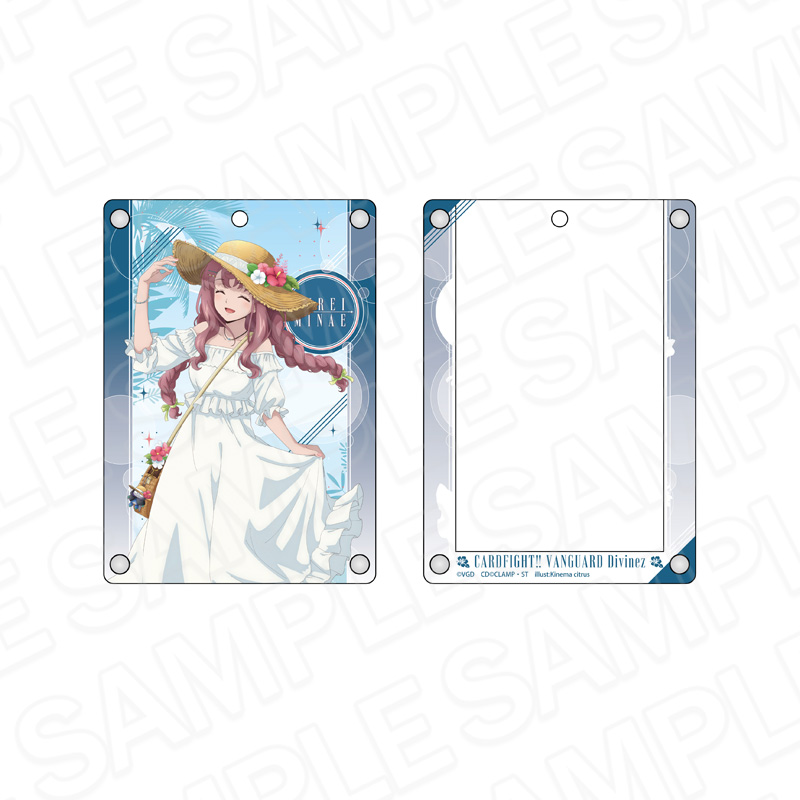カードファイト!! ヴァンガード Divinez デラックス決勝編_アクリルパスケース 御薬袋ミレイ バカンス ver.