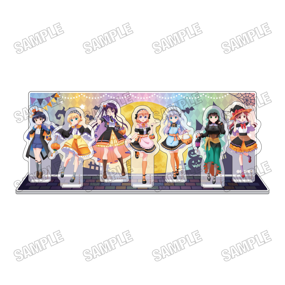 ご注文はうさぎですか?_描き下ろしアクリルジオラマ【ハロウィンver.】