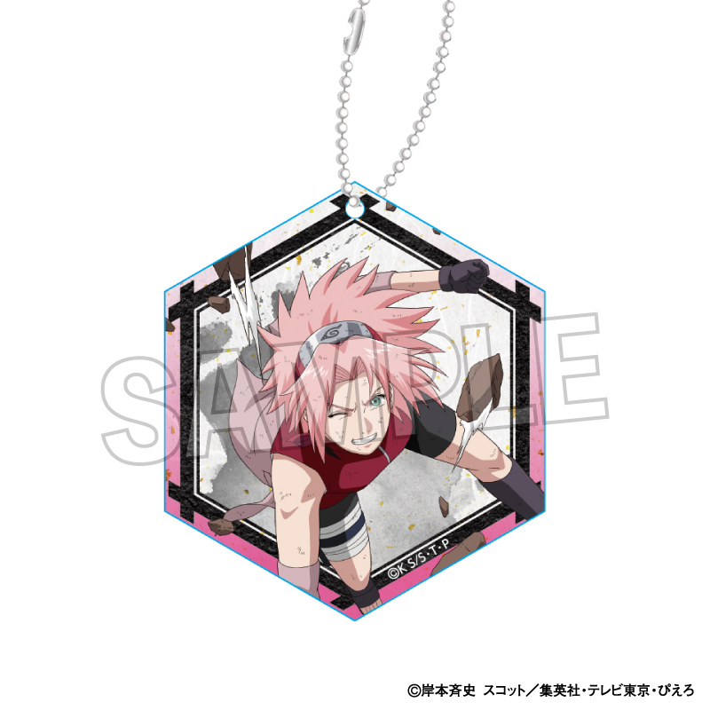NARUTO-ナルト- 疾風伝_闘志!!アクリルキーホルダー　春野サクラ
