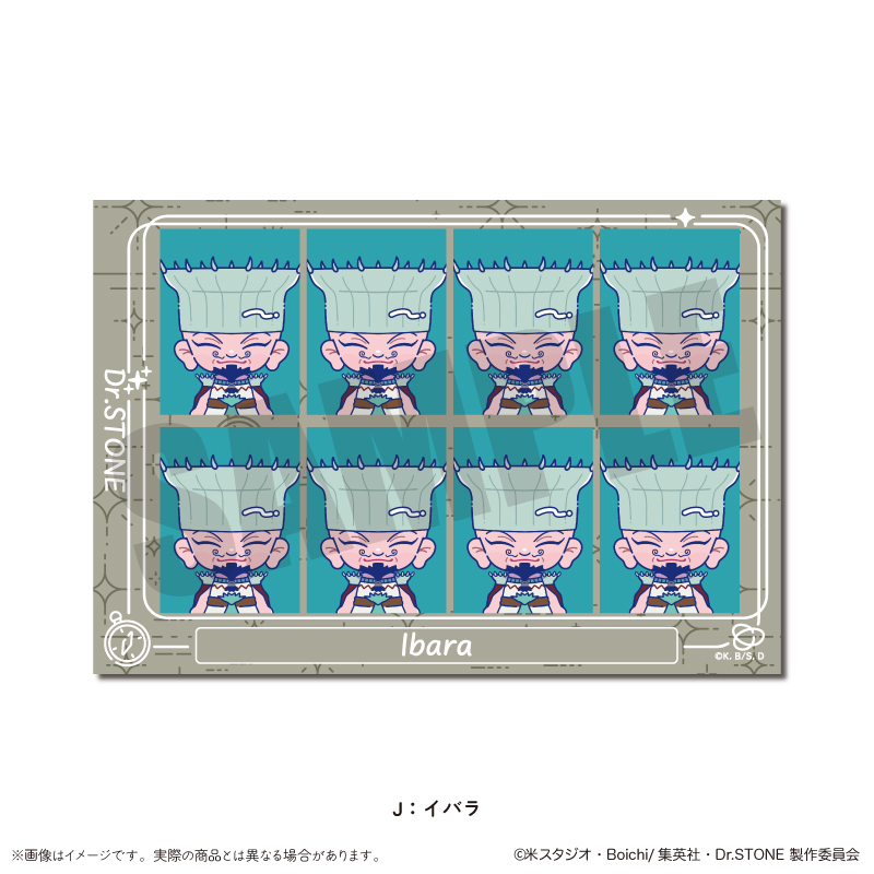 Dr.STONE_にゅ～とろ 第二弾 IDフォトステッカー J イバラ