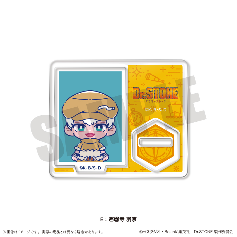 Dr.STONE_にゅ〜とろ IDフォト風ミニミニスタンド E 西園寺 羽京