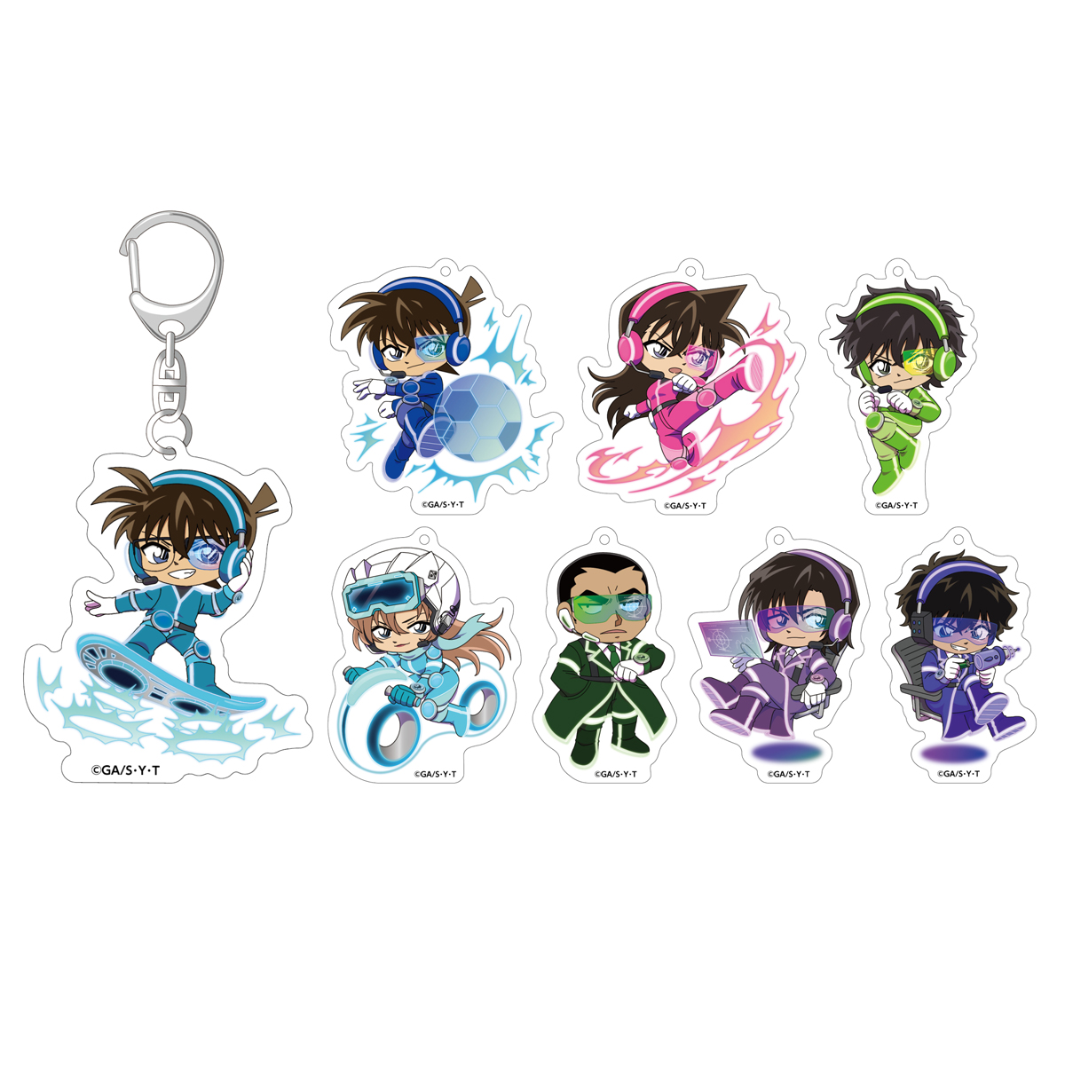 名探偵コナン_SFコレクション トレーディングアクリルキーホルダー  【コンプリートBOX／8個入り】