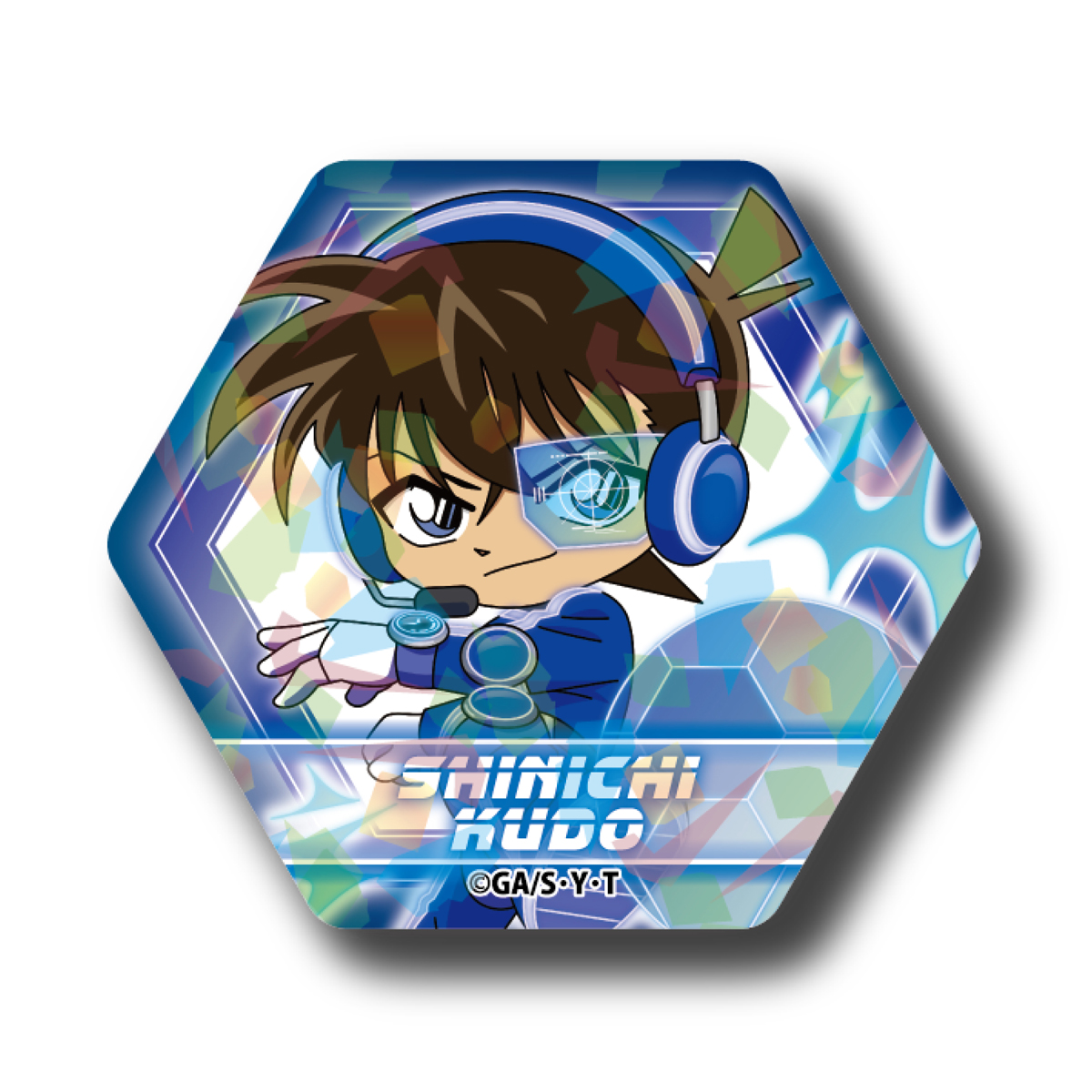 名探偵コナン_SFコレクション ホログラムステッカー 工藤新一