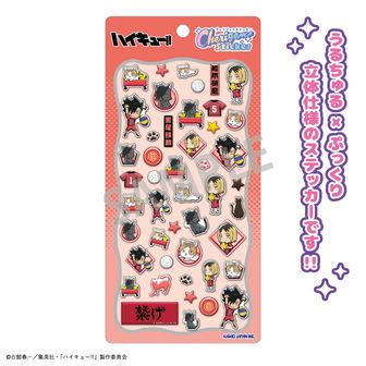 ハイキュー!!_トレーディンググリッター缶バッジ/プール掃除ver