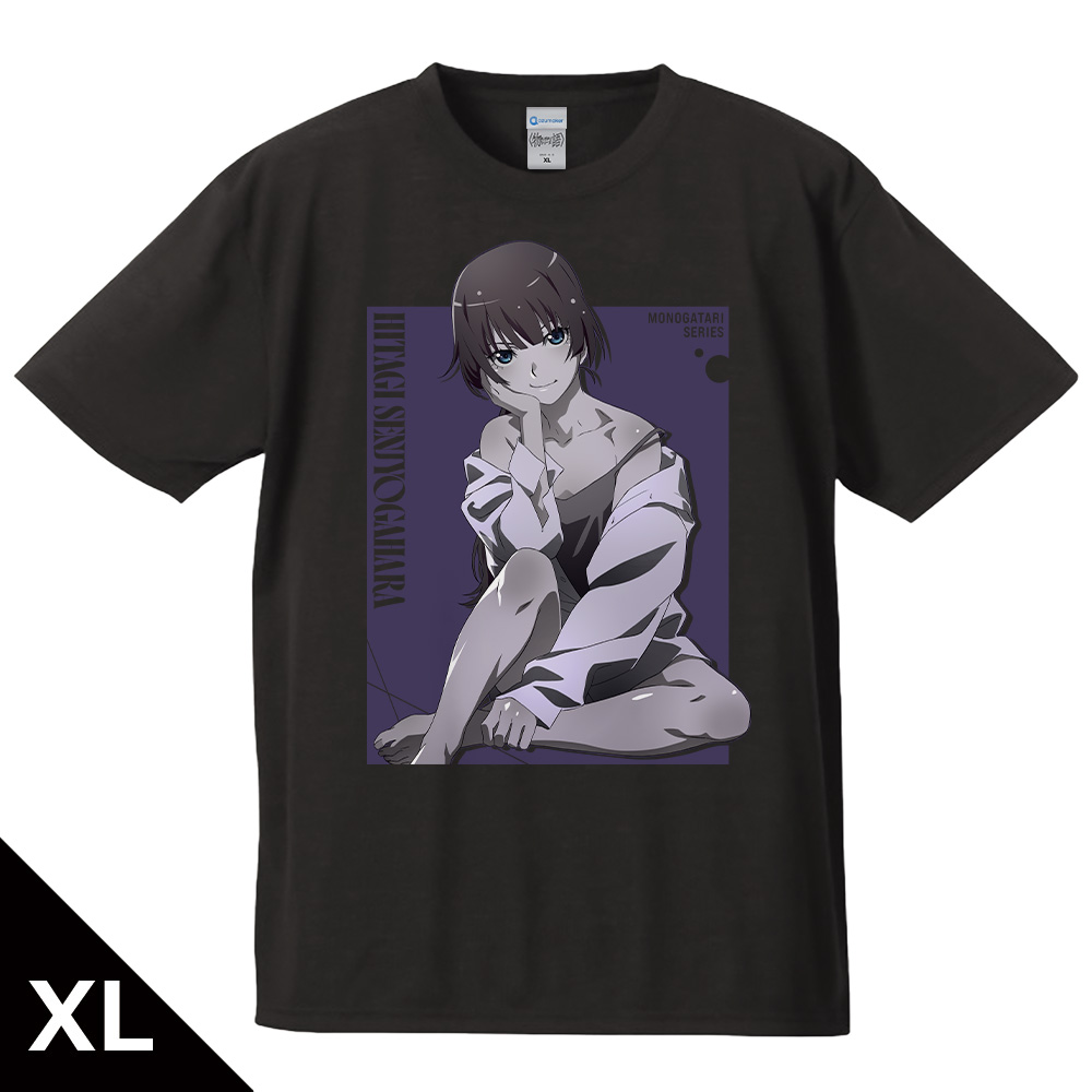 <物語>シリーズ_XLサイズ_Tシャツ 戦場ヶ原ひたぎ シャツver.