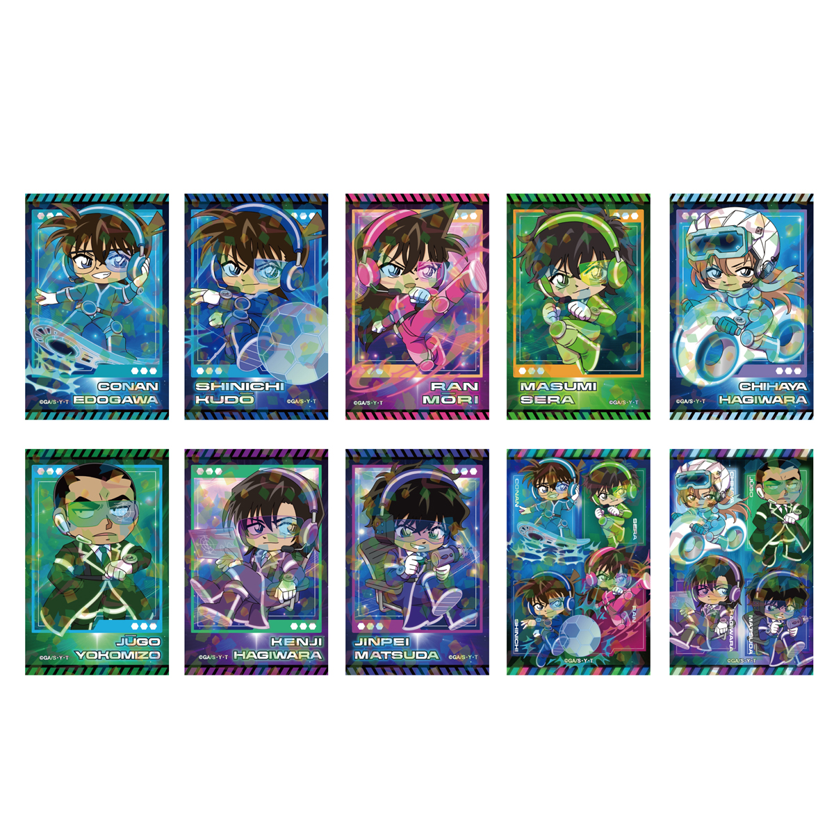 名探偵コナン_SFコレクション トレーディングホログラムブロマイド   【コンプリートBOX／10個入り】