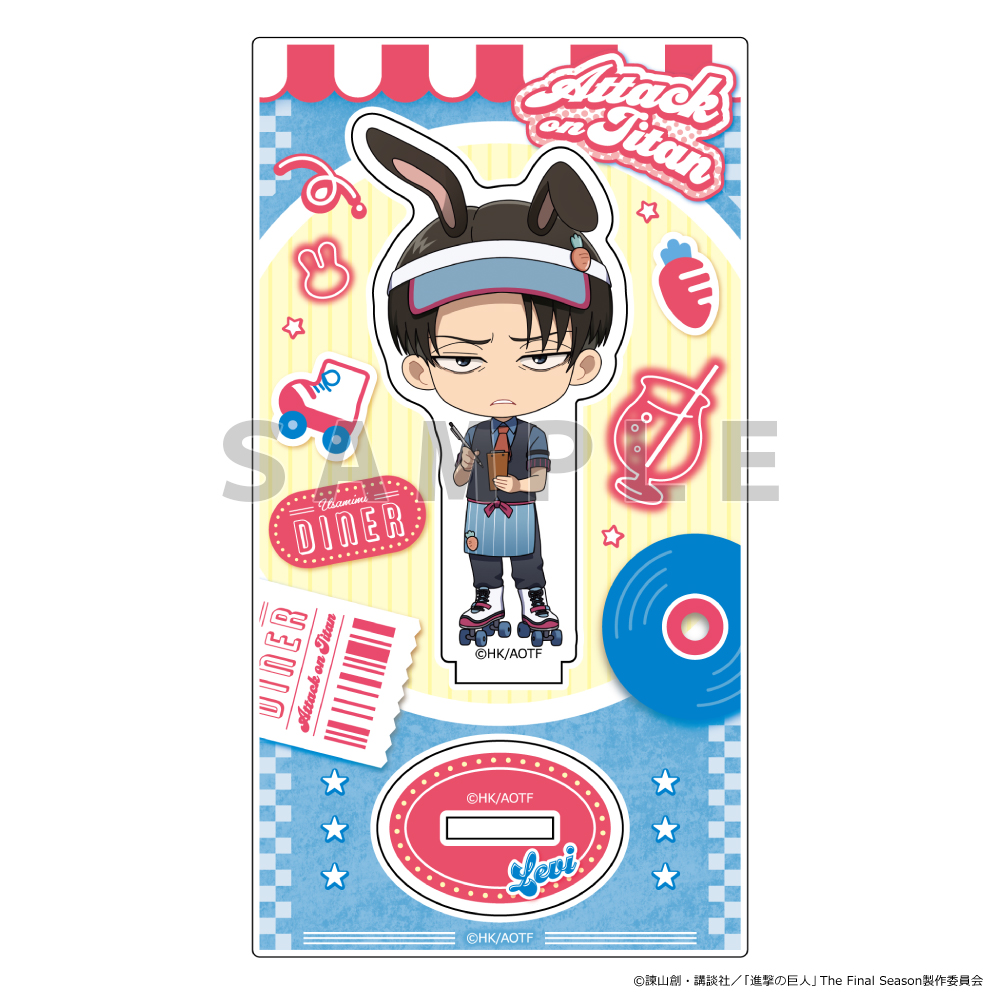 進撃の巨人_アクリルスタンド(リヴァイ/ウサミミダイナー)