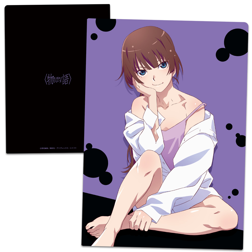 <物語>シリーズ_クリアファイル 戦場ヶ原ひたぎ シャツver.