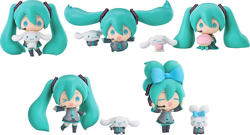 初音ミク×シナモロール_トレーディングフィギュア 初音ミク