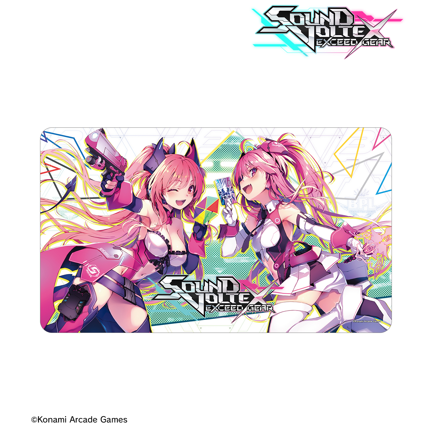 SOUND VOLTEX EXCEED GEAR マルチデスクマット SDVX SOUND VOLTEX EXCEED GEAR_レイシス＆グレイス マルチデスクマット