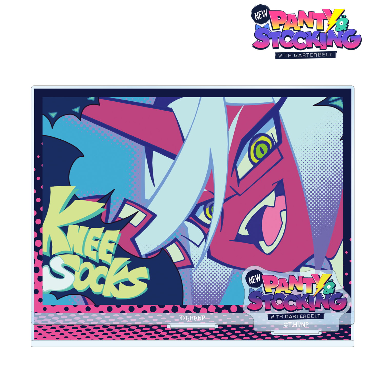 New PANTY ＆ STOCKING with GARTERBELT_ニーソックス 場面写パーツ付きBIGアクリルスタンド