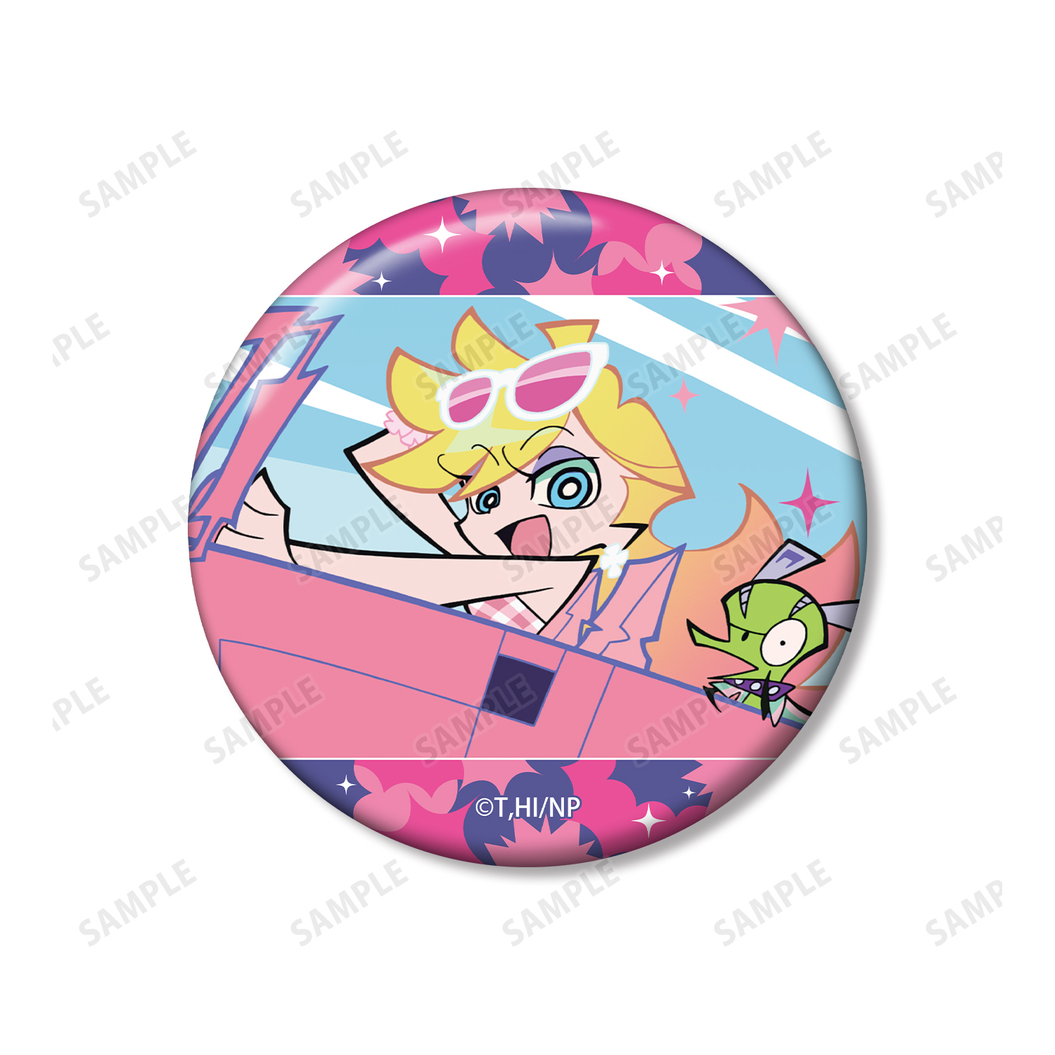 New PANTY ＆ STOCKING with GARTERBELT_パンティ 場面写缶バッジ3個