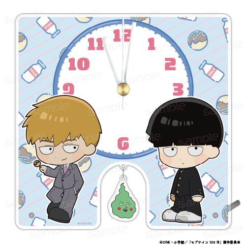 モブサイコ100 Ⅲ_ちびキャラアクリル掛け時計【C】