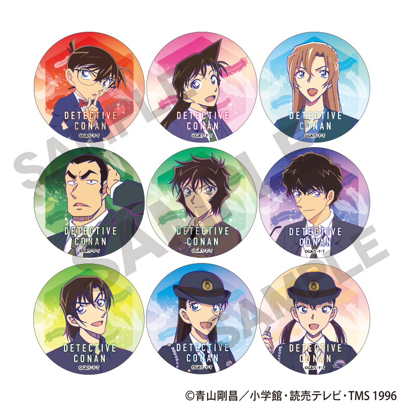 名探偵コナン_トレーディング缶バッジ　【コンプリートBOX／9個入り】