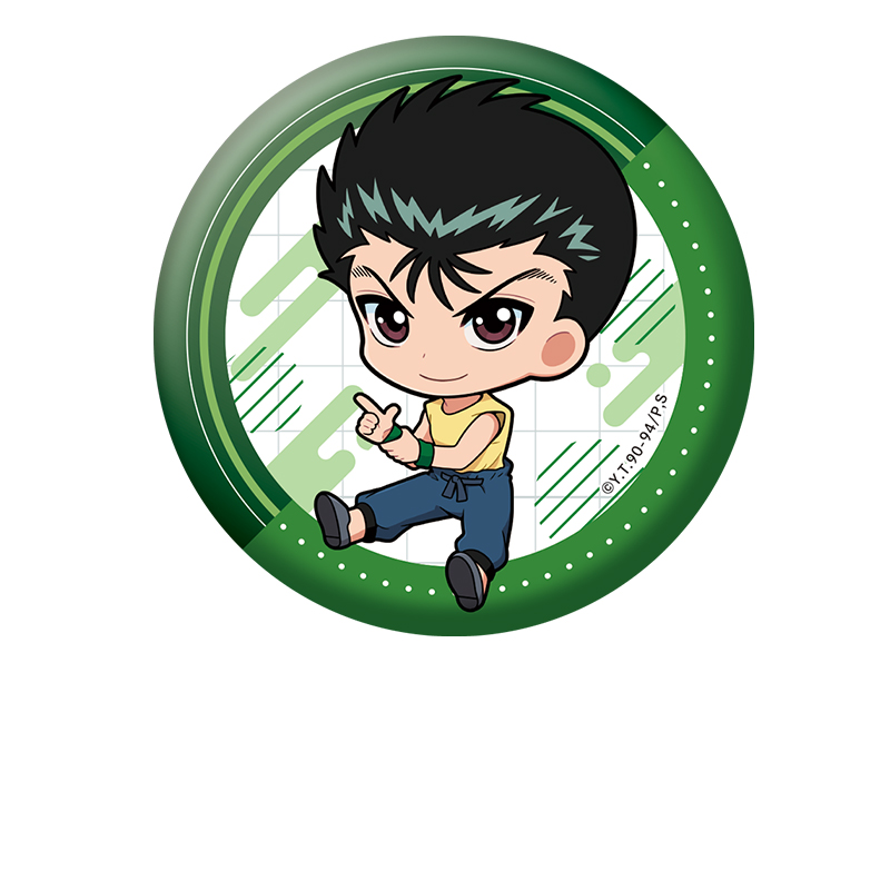 幽☆遊☆白書_ぺたん娘缶バッジ vol.2 浦飯幽助