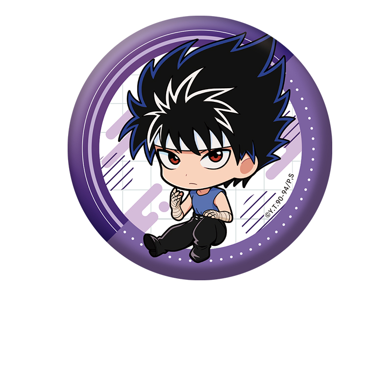 幽☆遊☆白書_ぺたん娘缶バッジ vol.2 飛影