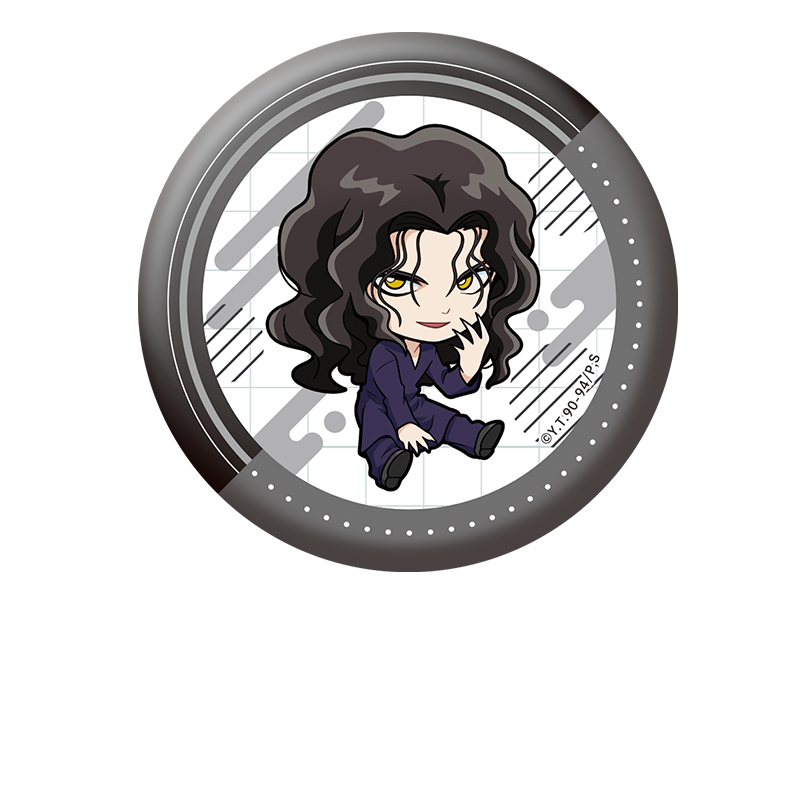 幽☆遊☆白書_ぺたん娘缶バッジ vol.2 戸愚呂兄