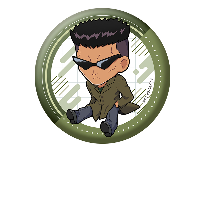 幽☆遊☆白書_ぺたん娘缶バッジ vol.2 戸愚呂弟