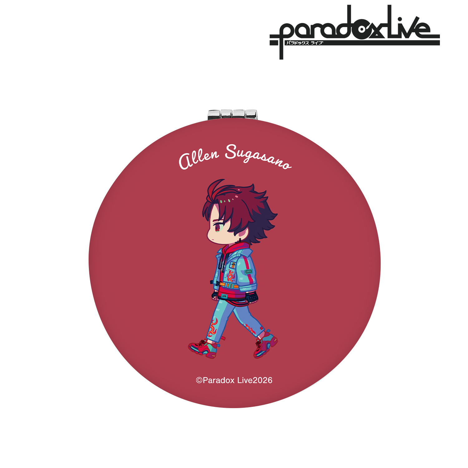 Paradox Live_朱雀野 アレン ちびとこ 丸型折りたたみミラー