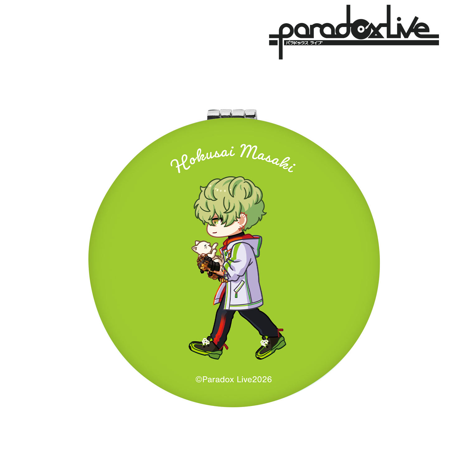 Paradox Live_征木 北斎 ちびとこ 丸型折りたたみミラー