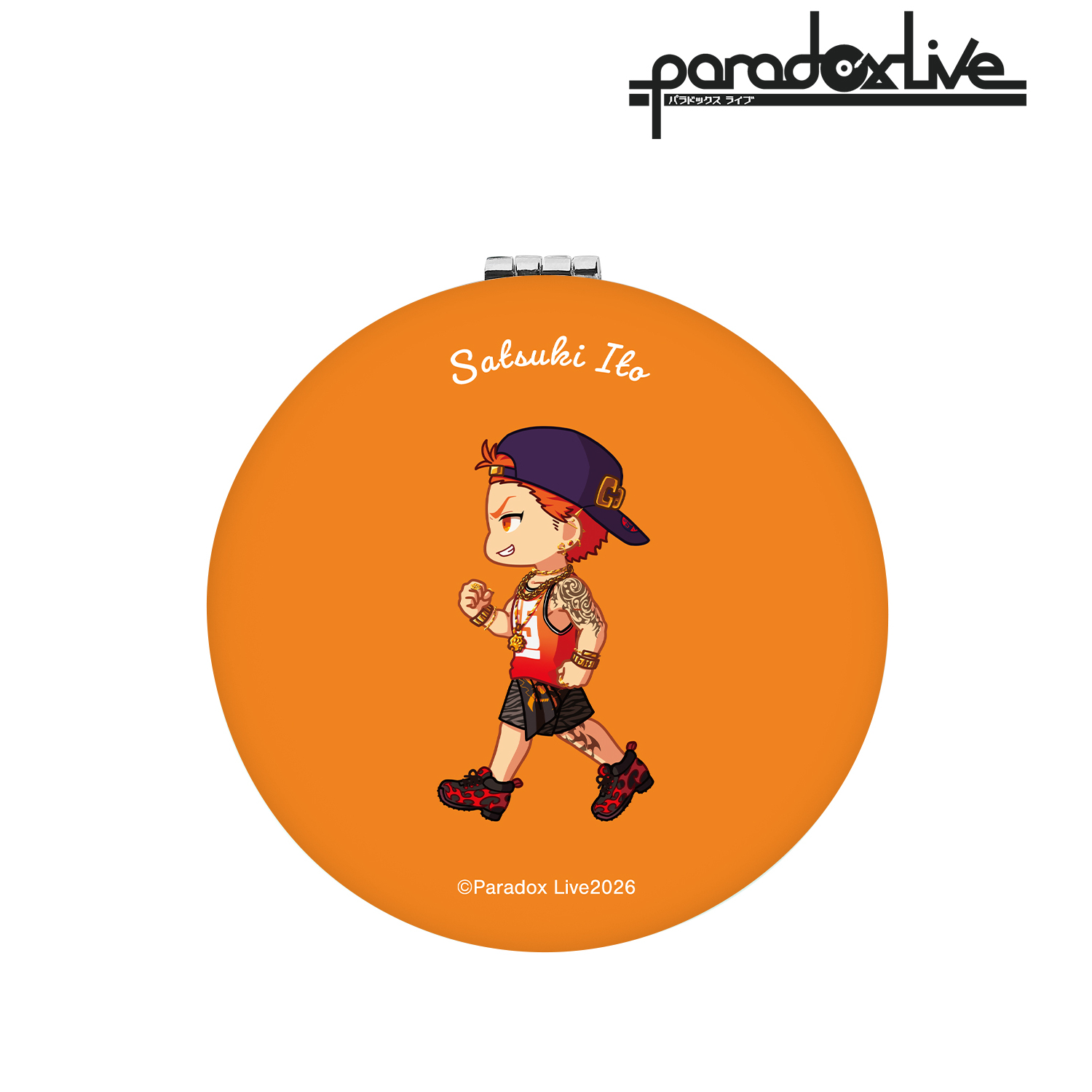 Paradox Live_伊藤 紗月 ちびとこ 丸型折りたたみミラー