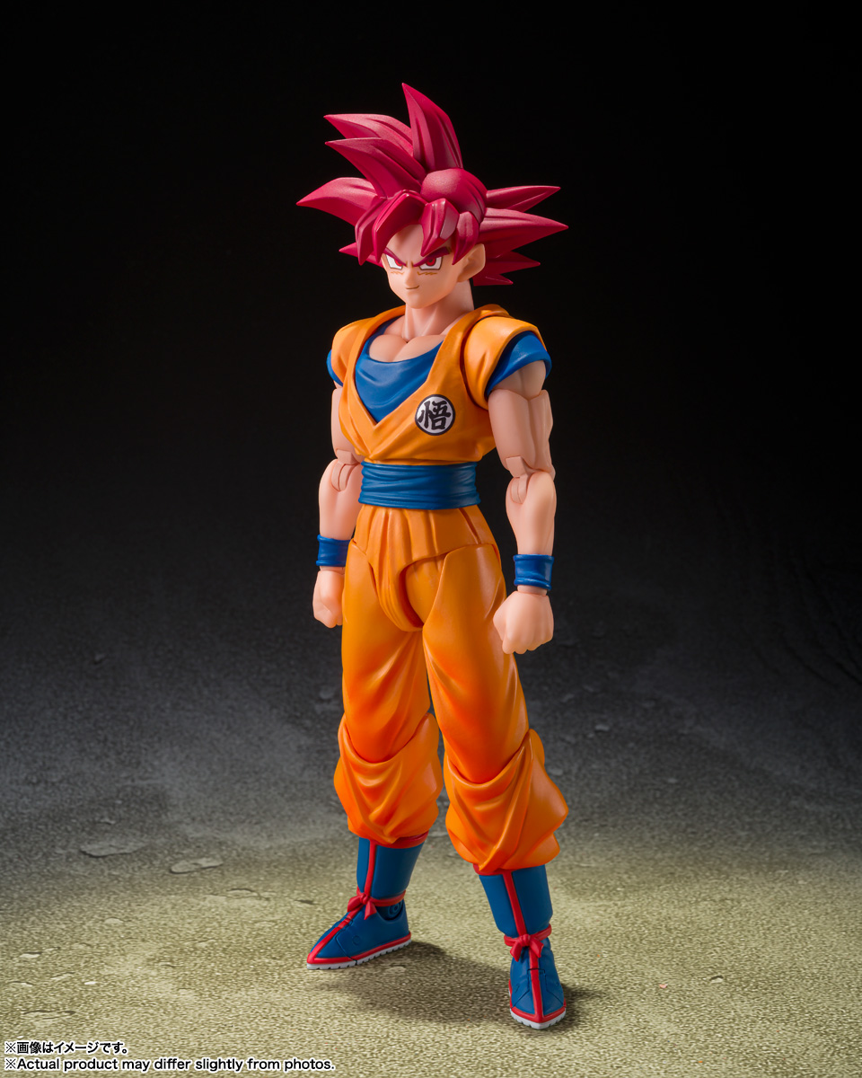 ドラゴンボール超_S.H.Figuarts 超サイヤ人ゴッド孫悟空〈神の気を纏いし姿〉