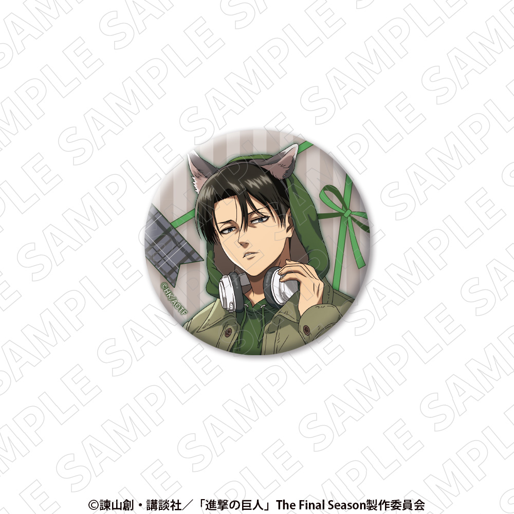 進撃の巨人_缶バッジ（リヴァイ）