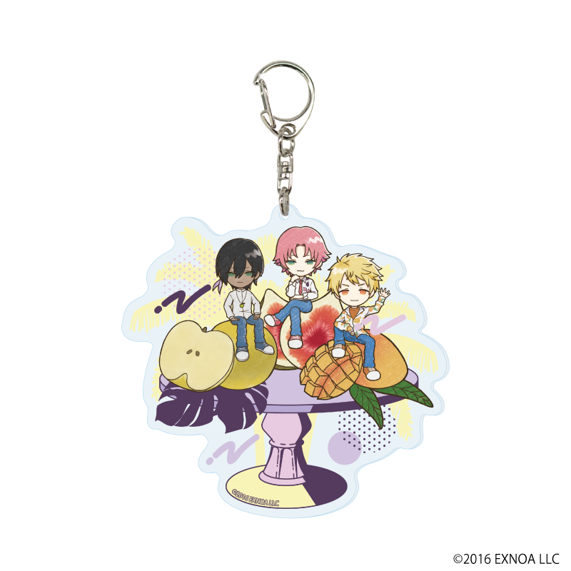 文豪とアルケミスト_デカアクリルキーホルダー17/フルーツver. A(グラフアートイラスト)